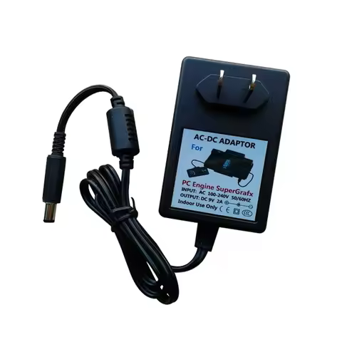 High qulity Output 9V 2A AC adapter for PC Engine SuperGrafx for PCE Super Grafx game console power 