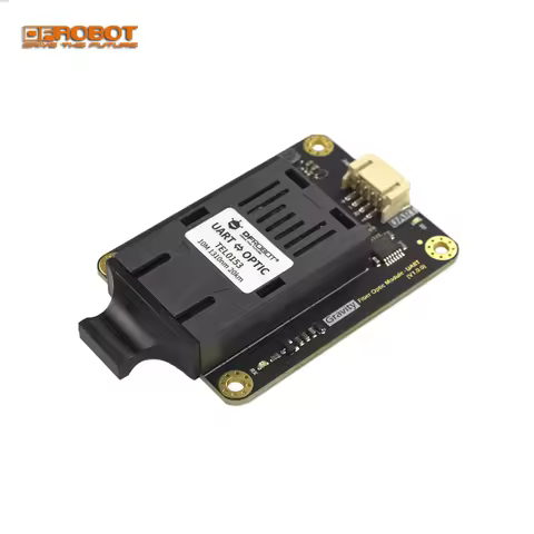 DFRobot Gravity UART Fiber Optic Transceiver Module 10 km Complete Electrical Isolation Lightning Pr