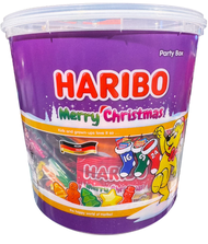 Haribo Halloween Mega party Goldbears Grape 1Kg กัมมี่ เจลลี่ ฮาริโบ้ โกลแบร์ 1 กิโลกรัม Trolli Nimm