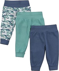 Baby Sweatpants, Ultimate Flexy Soft Stretch Joggers Boys &amp; Girls, 3-Pack