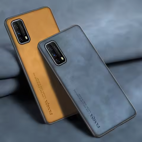 Luxury Leather Case For Vivo V9 iQOO Z1X 5G Z1 Z3 Z5 Back Cover Matte Silicone Protection Phone Case