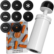 Churrera Churro Maker Machine - Free Recipe eBook Included - 8 Interchangeable Discs - Churros Maker