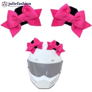 JULIEFASHION 2Pcs Motorcycle Helmet Decoration Butterfly Knot Ears For Riding Sking Helmet Sticker A