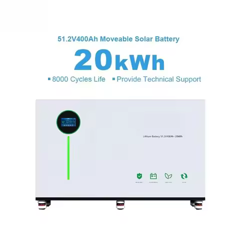 JM OEM ODM Factory 48V 51.2V400Ah Lithium Ion Battery Pack 20kwh Lithium Iron Phosphate Batteries 40