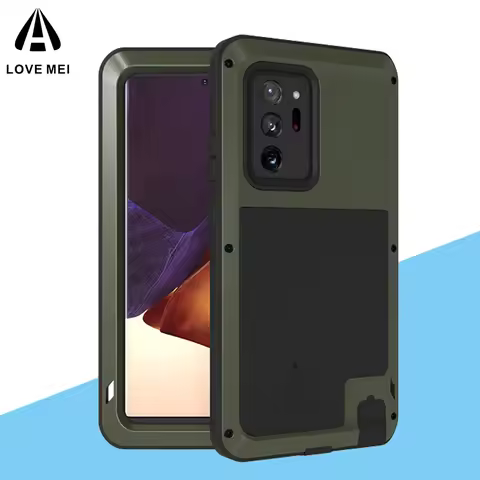 Love Mei 360 Armor Heavy Duty Metal Tank Case for Samsung Galaxy A51 A71 A41 A21 A50 A70 A30 A20 A90