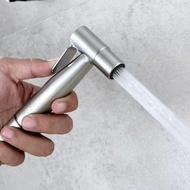 【Ready Stock】Bidet Spray Set 304 Stainless Steel Toilet High Pressure Hand Shower Spray Faucet toilet hose 坐浴盆喷枪304不锈钢马桶高压手持喷枪淋浴喷头