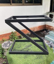 PradooSiam ขาโต๊ะเหล็ก สไตล์ลอฟท์ (1ตัว) รุ่น PS-513 ขาโต๊ะสำเร็จรูป ทรงตัว Z ขนาด กว้าง50×ยาว70×สูง