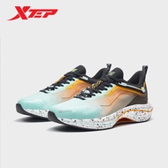 Xtep Men Running Shoes Wear-resistant Stability Cushion Durability Breathable Mesh Sports