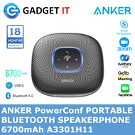 ANKER PowerConf PORTABLE BLUETOOTH SPEAKERPHONE 6700mAh A3301H11