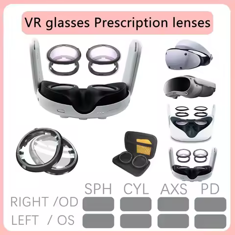 VR Lenses for Oculus Quest 2 Quest 3 Quest 3S PS VR2 Prescription Lens PICO 4 Glare Prescription Pro