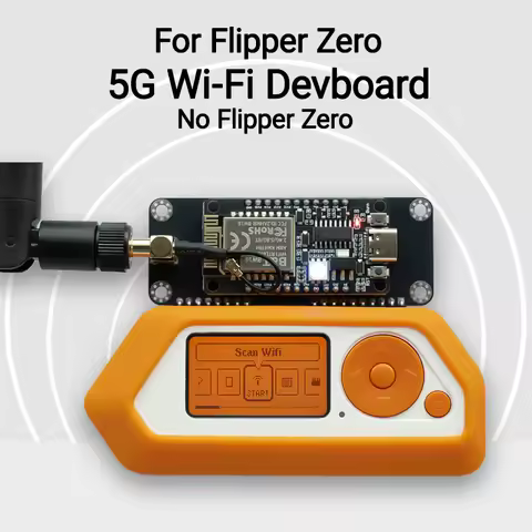 5G WiFi Deauther Module for Flipper Zero, RTL8720DN (BW16) GPIO Module, 2.4G/5G Network Testing Tool