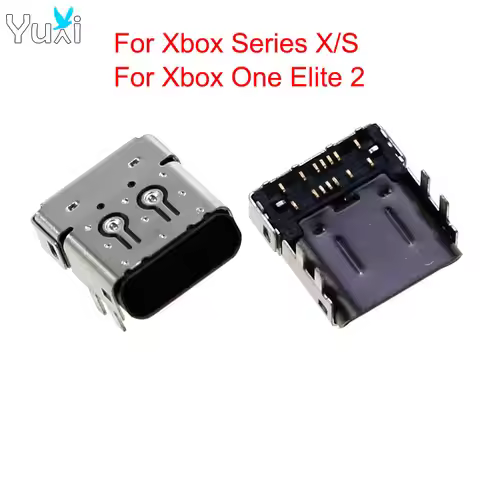 YuXi 1 Piece For Xbox Series X S Type-C Charger Socket Port Connector for Xbox One Elite 2 Handle Ch