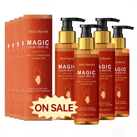 West Month Firming Body Oil Deep Moisturizing Dry Skin Tightening Firming Brightens Skin Tone Anti A