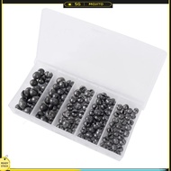 100pcs Round Split Shot Fishing Weights Set Removable Sinkers Drop Tackle