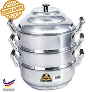 3 Layer Aluminum steam pot 22CM - 30CM - [22CM/24CM/26CM/28CM/30CM] Cat Aluminum steam pot Steamer pot