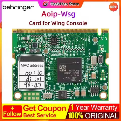 Behringer Aoip-Wsg Card for Wing Console for WING-BK WING-COMPACT WING-RACK WING-dante`
