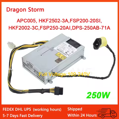 For Lenovo 550 750 350 540 520 8Pin*2 250W Power Supply APC005 HKF2502-3A FSP250-20AI FSP250-30SI DP