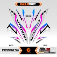 STRIPING VARIO NEW 125 2023 MOTIF 4 / STICKER VARIO NEW 125 CBS ISS / 150 / VARIO 125/150 STOCK DECA