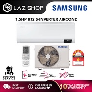 Samsung 1.5HP S-Inverter Premium R32 Air Conditioner AR13TYHYDWKNME | S-Inverter AR13AYHZBWKNME | 1.5HP Penyaman Udara | Samsung Aircond