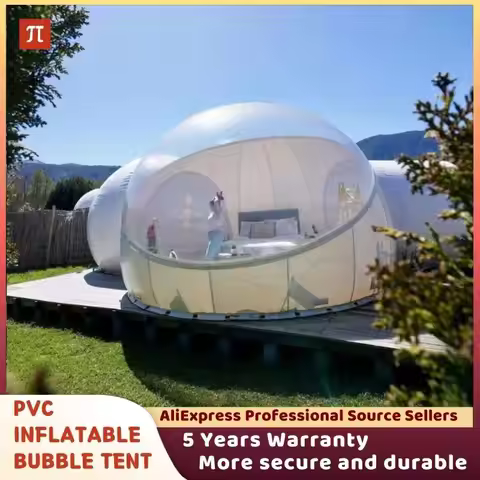 2026Outdoor Camping Transparent Bubble Inflatable Tent Hemisphere Starry Sky Dome Garden Cabin Lodge