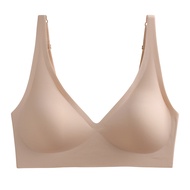 (SG InStock) Japan Suji Bra Seamless Wireless V Neck Latex Bra (Seamless. Strapless. Sports) - TSB13