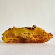 黃金喜馬拉雅山水晶12 原礦礦標 風水磁場 高能量水晶柱 黃皮水晶
