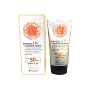 INTENSIVE UV SUNBLOCK CREAM SOFT CREAM ON FACE PROTECTS SKKN FROM SUN SPF 50+ PA+++ FOR MAKEUP BASE 