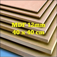 12mm Mdf Wood Board 40x40cm