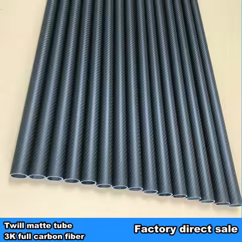 3K Carbon Fiber Tube Carbon Fiber Tube OD5mm 6mm 8mm 12mm 14mm 16mm 20mm 25mm 28mm 30mm 35mm 38mm 40