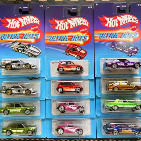 In Stock Hot Wheels Ultra Hots Series 1/64 Diecast Alloy Car Model 67 Pontiac GTO & Volkswagen Colle