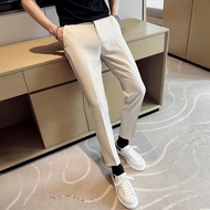 9-point Fitted Slim Leg Lightweight Drape Pants