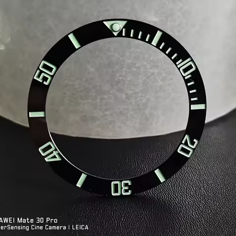 watch parts swordfish men's diving watch MDV106-1A/MDV-107-1A1/1A2 substitute ceramic bezel insert