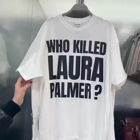 Twin Peaks Who Killed Laura Palmer Rare Design Basic T Shirt Nh21622