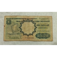 1 Dollar Malaya And British Borneo With Prefix (B1 168035)