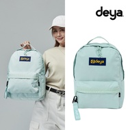 De deya Pop Backpack Fog Green-Classic Campus Unisex Commuter Leisure Plain