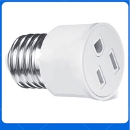 [TWILIGHT]Light Socket To Plug Adapter Outlet Plug Converter E26 Bulb Socket Adapter