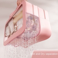 Waterproof Toiletries Bag Travel Organiser Makeup Bag Transparent Cosmetic Pouch Small Luggage Toiletry Bag Travel Kit Storage Bag