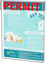 Outdoor Permit Brochure Box，Real Estate Flyer Box Waterproof with Lid-Take One Document Holder Can H