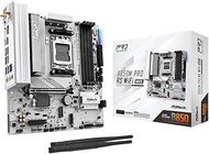 ASRock B850M Pro RS WiFi White AM5 Micro-ATX Motherboard: AMD Ryzen 9000/8000/7000 | DDR5 8000+ | PC