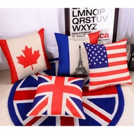 45cm x 45cm Flag Cushion Pillow Cover Pillow Case
