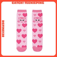 Catch Teenieping Hachu Argyle Heart Socks