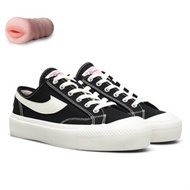 Sepatu Compass Gazelle Low Black White