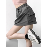 y2k y2k Women's Clothing Asian Culture Cargo Dress American Hot Girl Style Elastic Waist Skirt Women