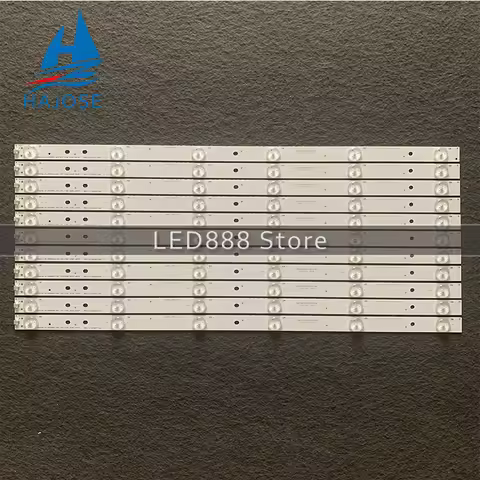 11Pcs/Set LED Backlight Strip Hi-sense_50_HD500DU_B01_010_11X6_3030C_6S1P 50H6C LTDN50K321 UWTSEU 50