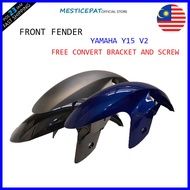FRONT FENDER Y15 V2 FREE CONVERT BRACKET AND SCREW / FRONT MUDGUARD RAPIDO