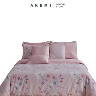 AKEMI 850TC Cotton Twill Adore Raelynn (Bedsheet | Fitted Sheet Set | Quilt Cover Set)