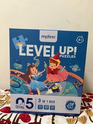 Mideer Level up! Puzzles Level 5 3 in 1 Box 兒童 拼圖 砌圖