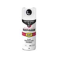 Rust-Oleum Stops Rust Custom Spray 5 in 1 Spray Paint (Gloss Black / Flat Black / Gloss White / Flat