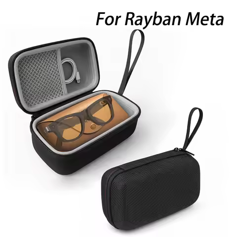 Protective Hard Shell Glasses Case for Ray-Ban Meta Wayfarer RW4008 / RW4006/Skyler RW4009 / RW4009F