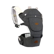 i-angel - i-angel 2合1系列 Hello 四季型腰櫈揹帶 - 炭灰色 (防水外層)